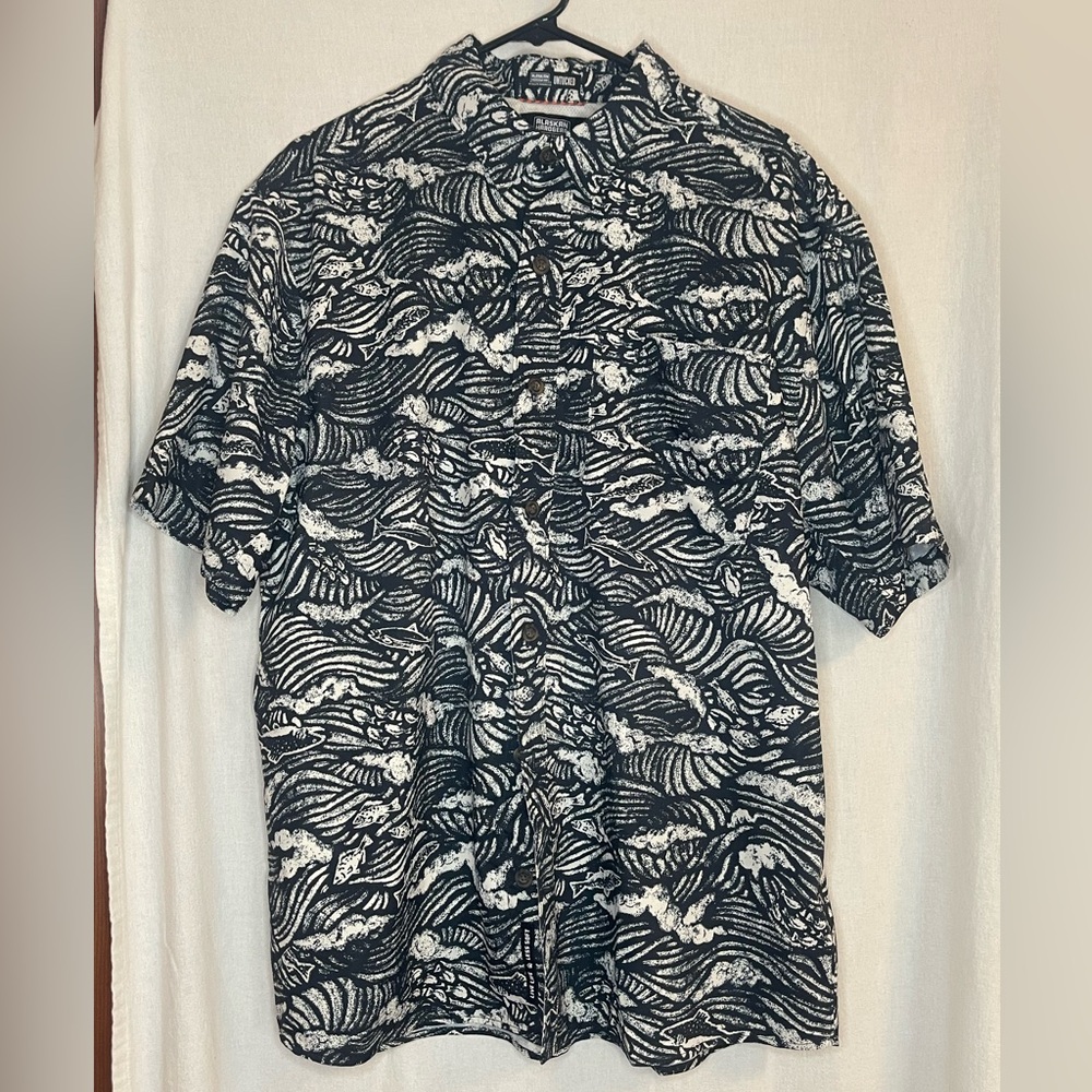 Men's AKHG Mountain Stream Relaxed Fit Short Sleeve Shirt